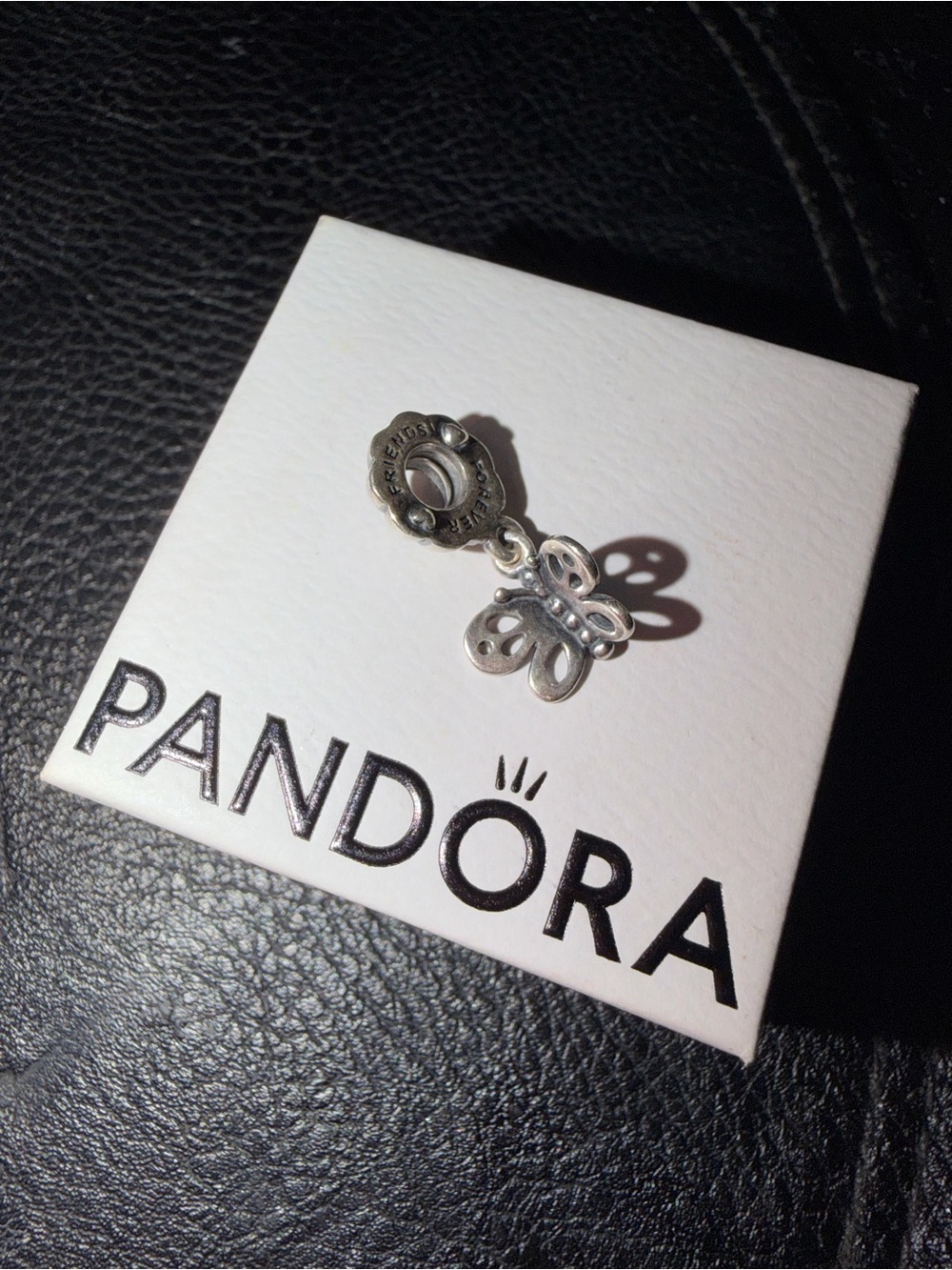 Pandora Silver Butterfly Dangle Charm